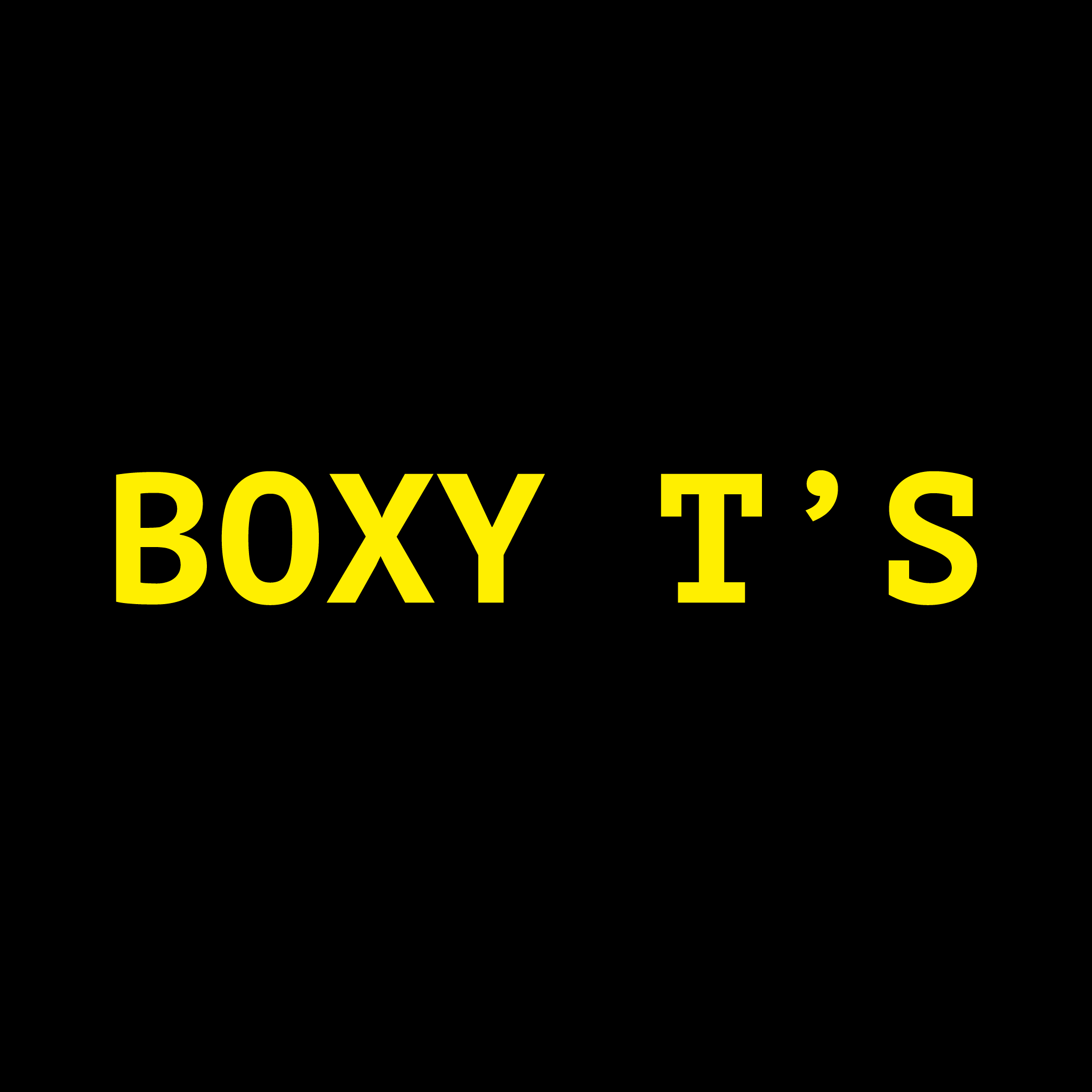 BOXY TSHIRTS