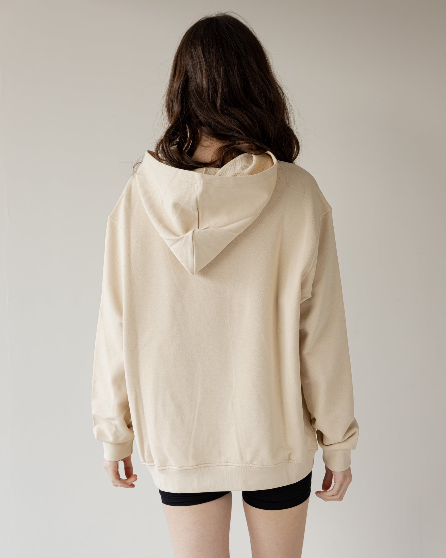 Hefty Beige Hoodie
