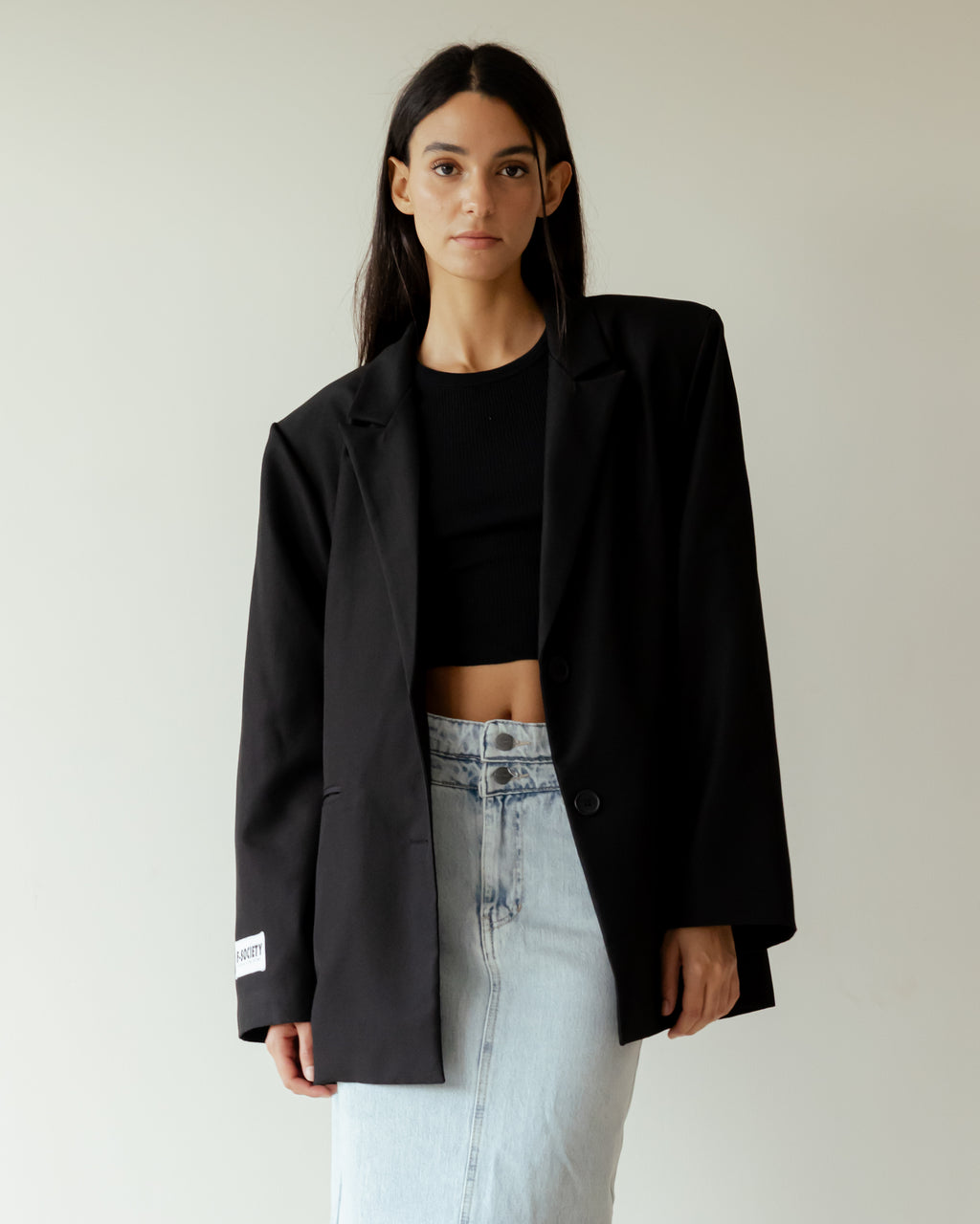 Plain Black Blazer