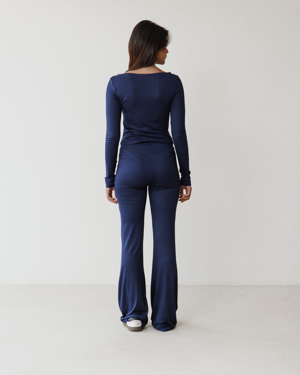 Victorian Flare Navy Pants