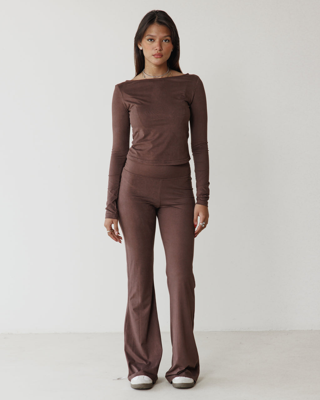 Victorian Flare Brown Pants