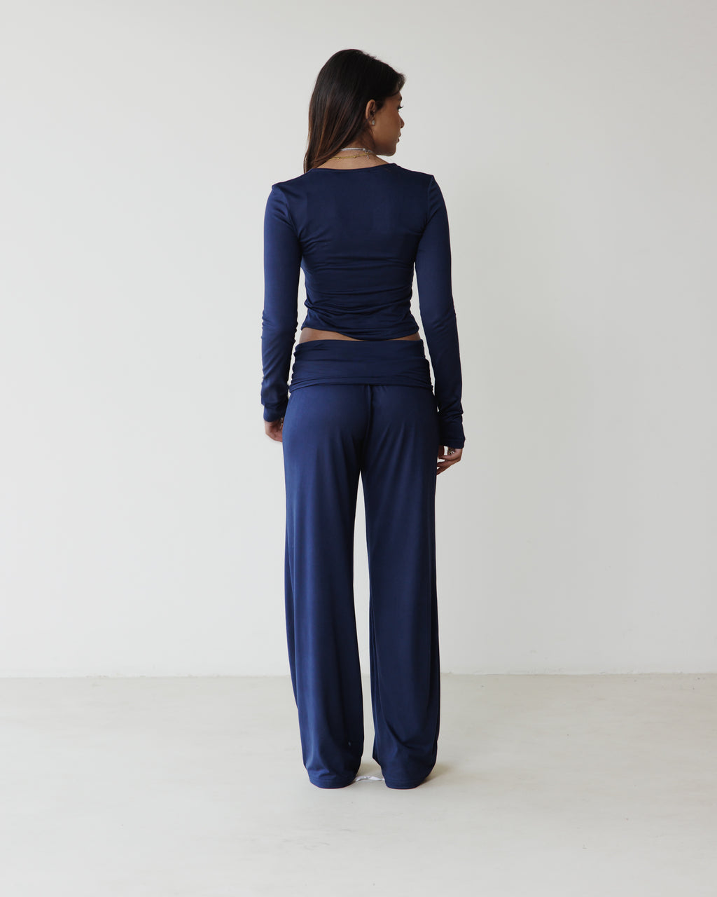 Victorian Grace Navy Top