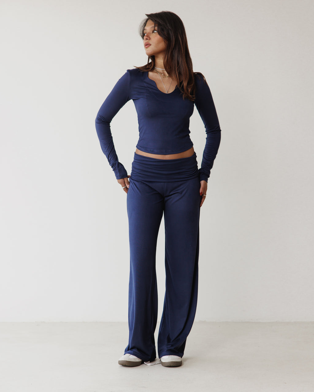 Victorian Flip Navy Pants