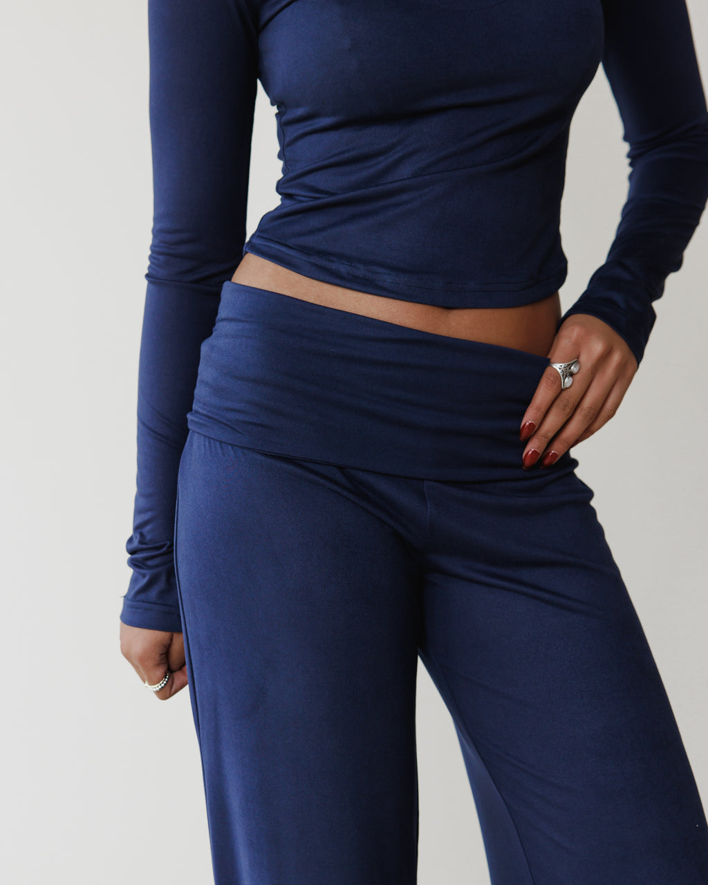 Victorian Flip Navy Pants