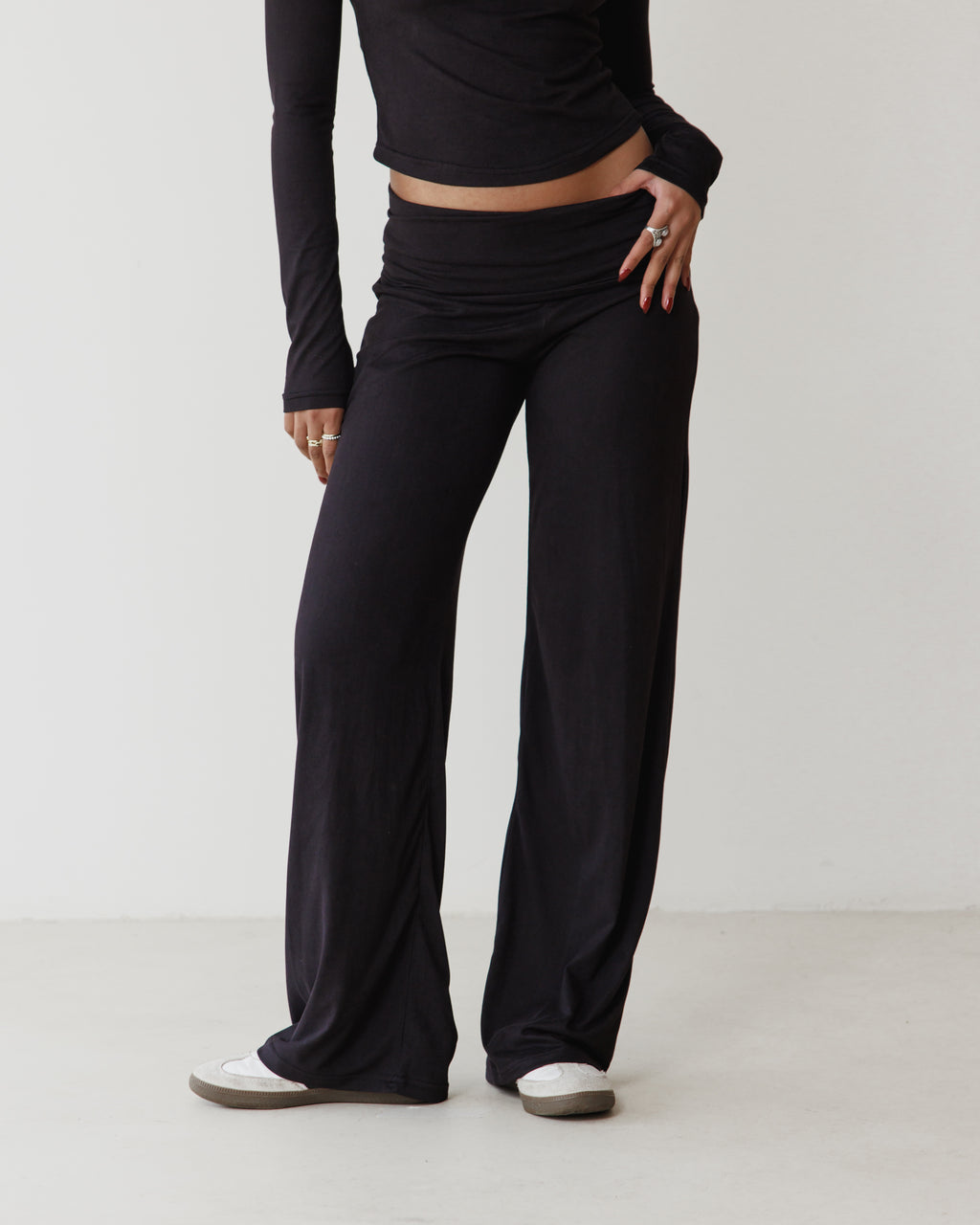 Victorian Flip Black Pants