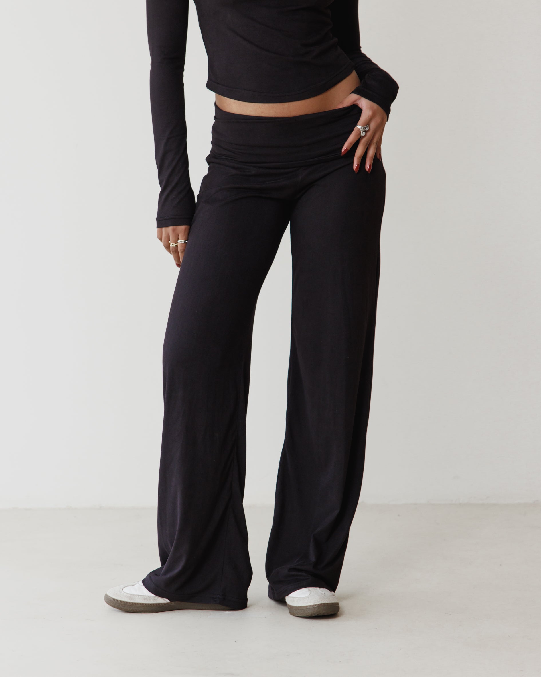 Victorian Flip Black Pants