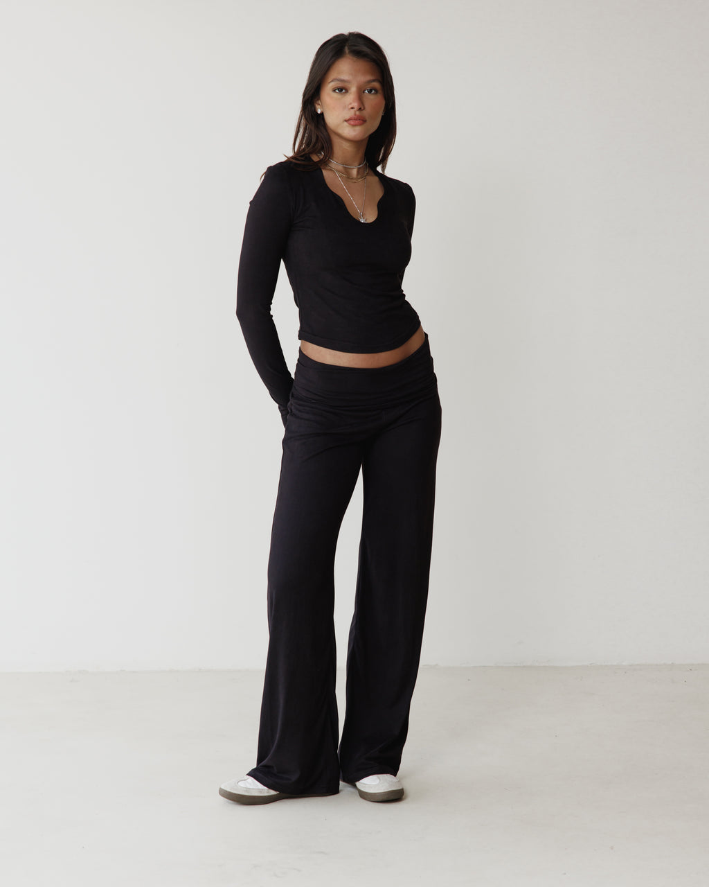 Victorian Flip Black Pants