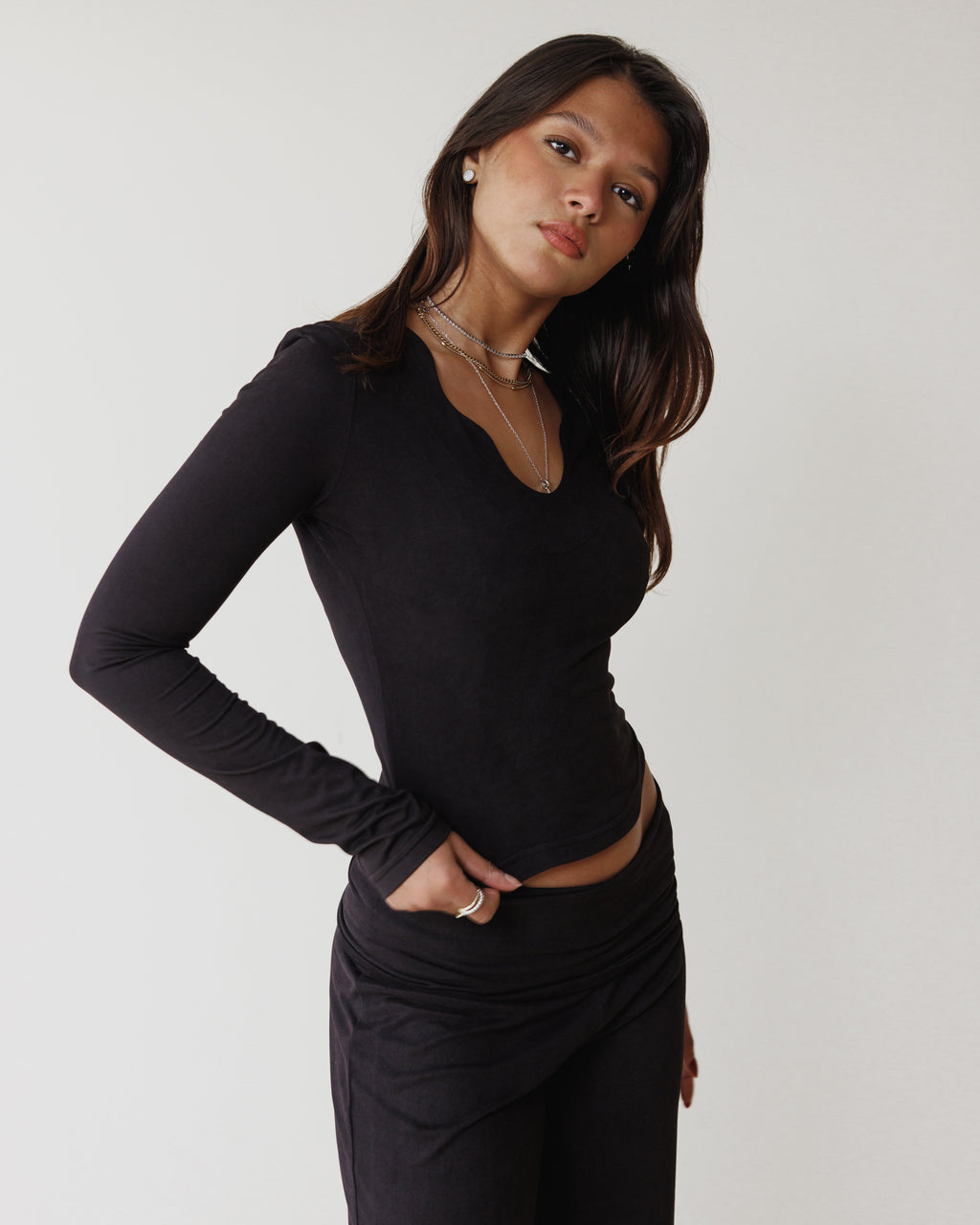 Victorian Grace Black Top