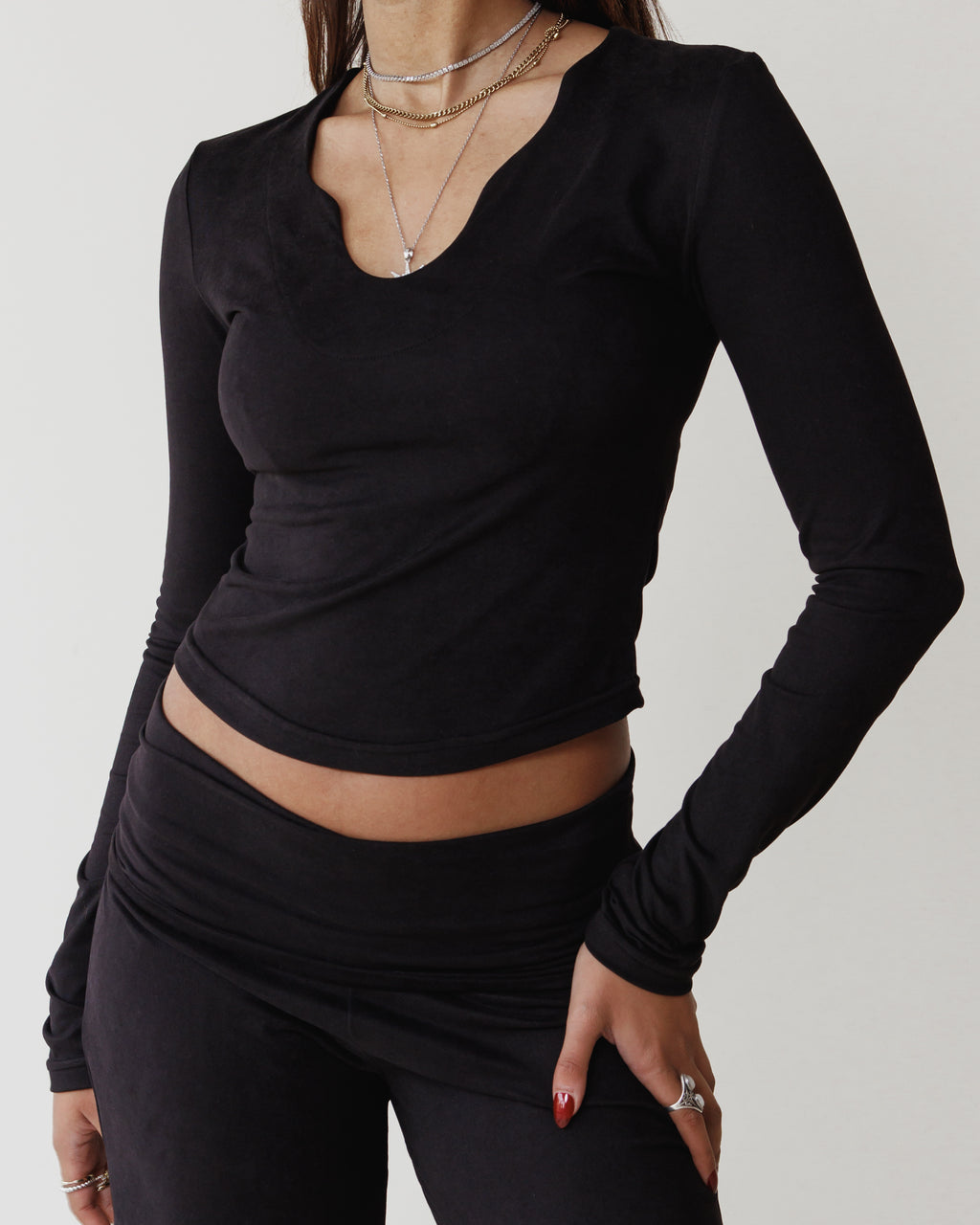 Victorian Grace Black Top