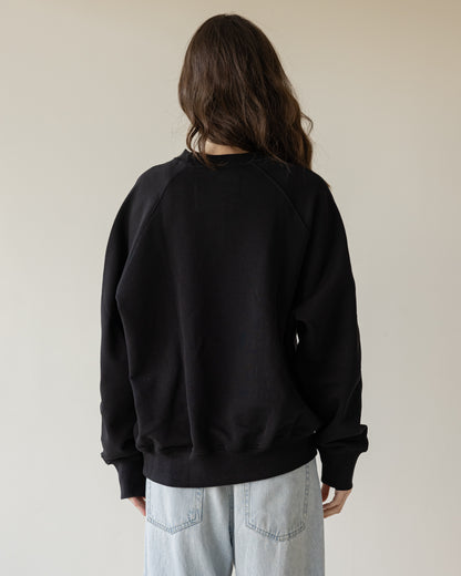 Black Hefty Crewneck