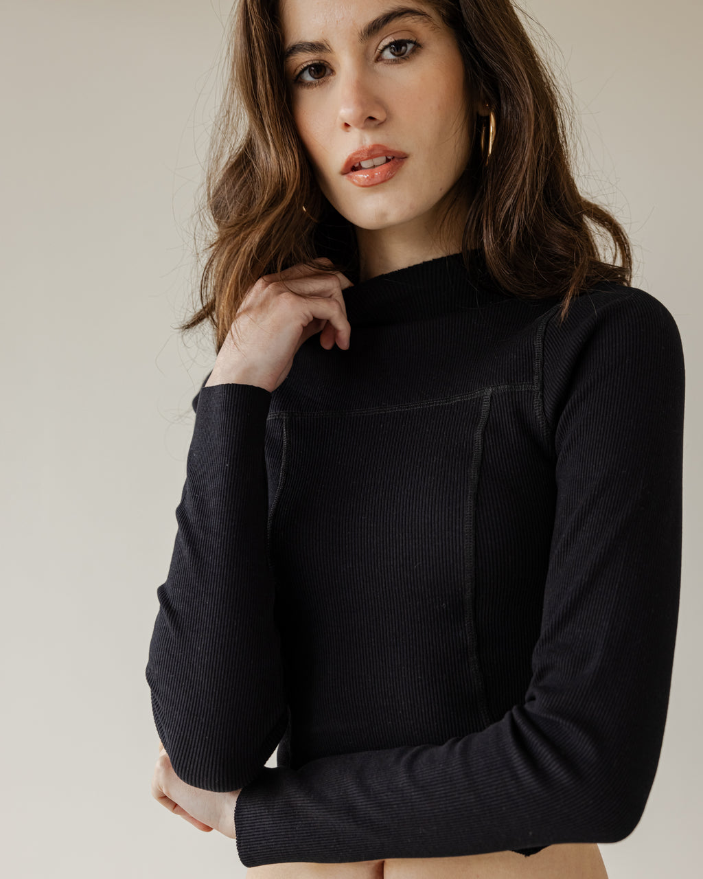 Black Full Sleeve Tank