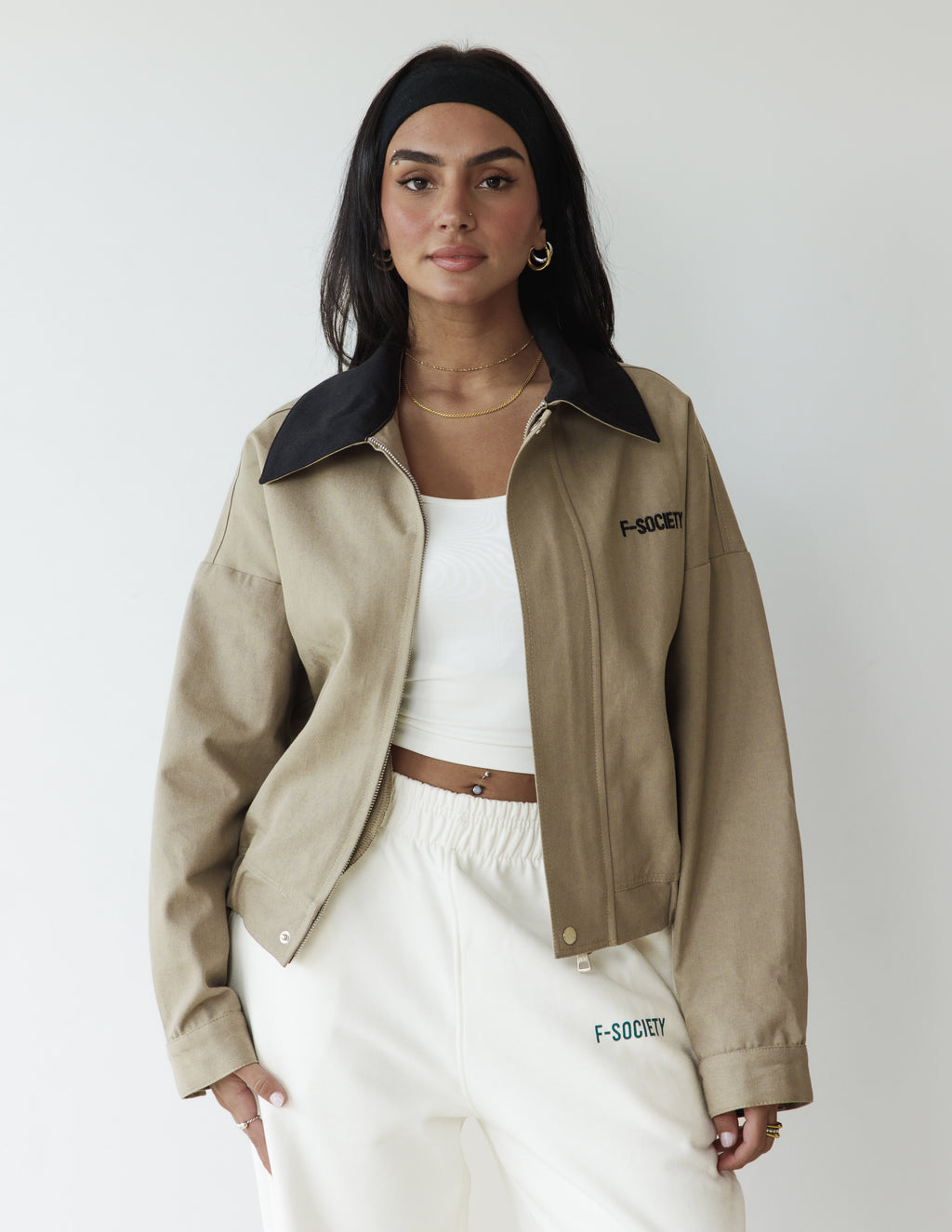 Two-Tone Bomber Jacket