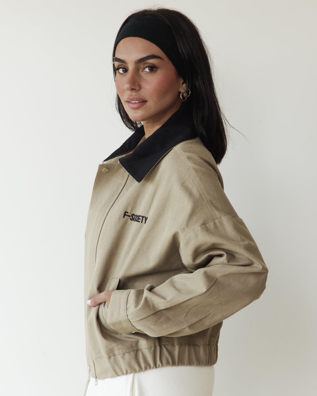 Two-Tone Bomber Jacket