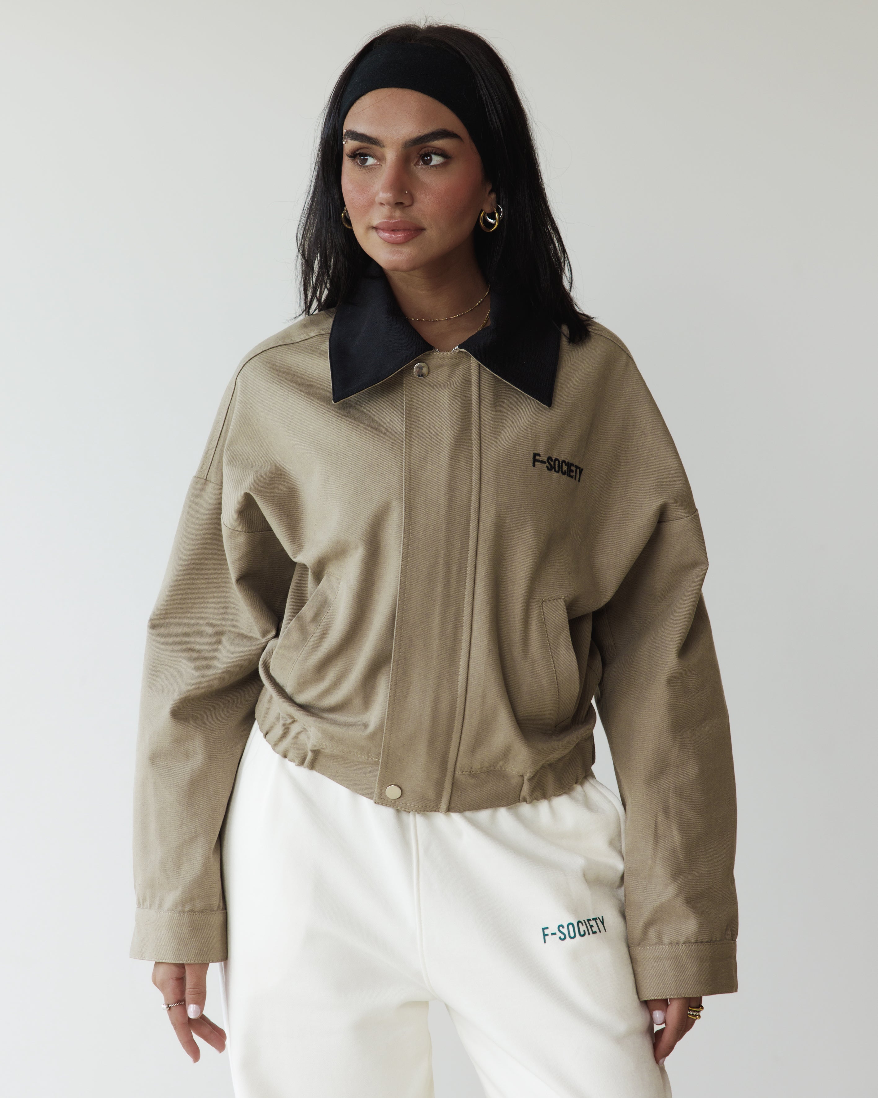 Two-Tone Bomber Jacket