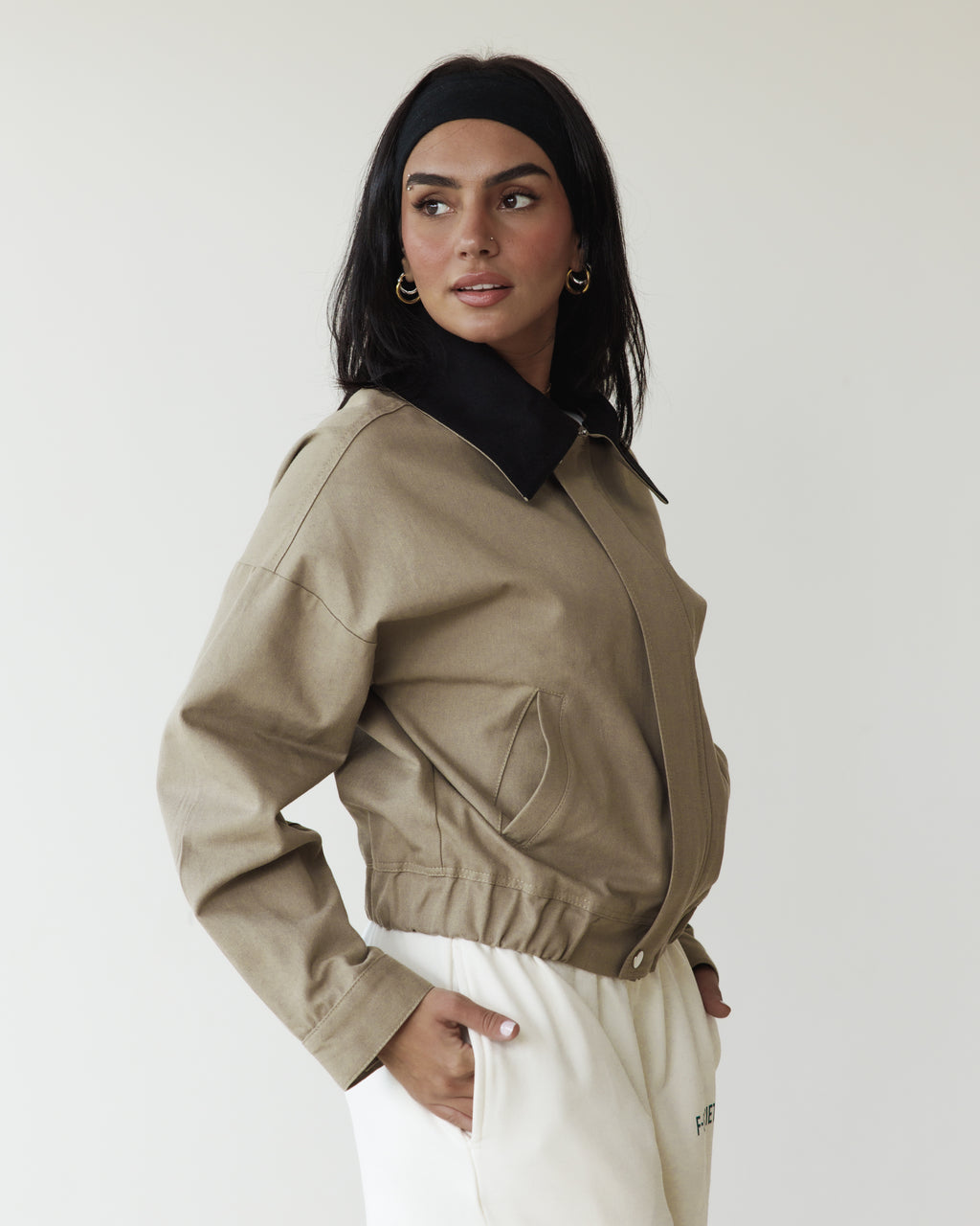 Two-Tone Bomber Jacket