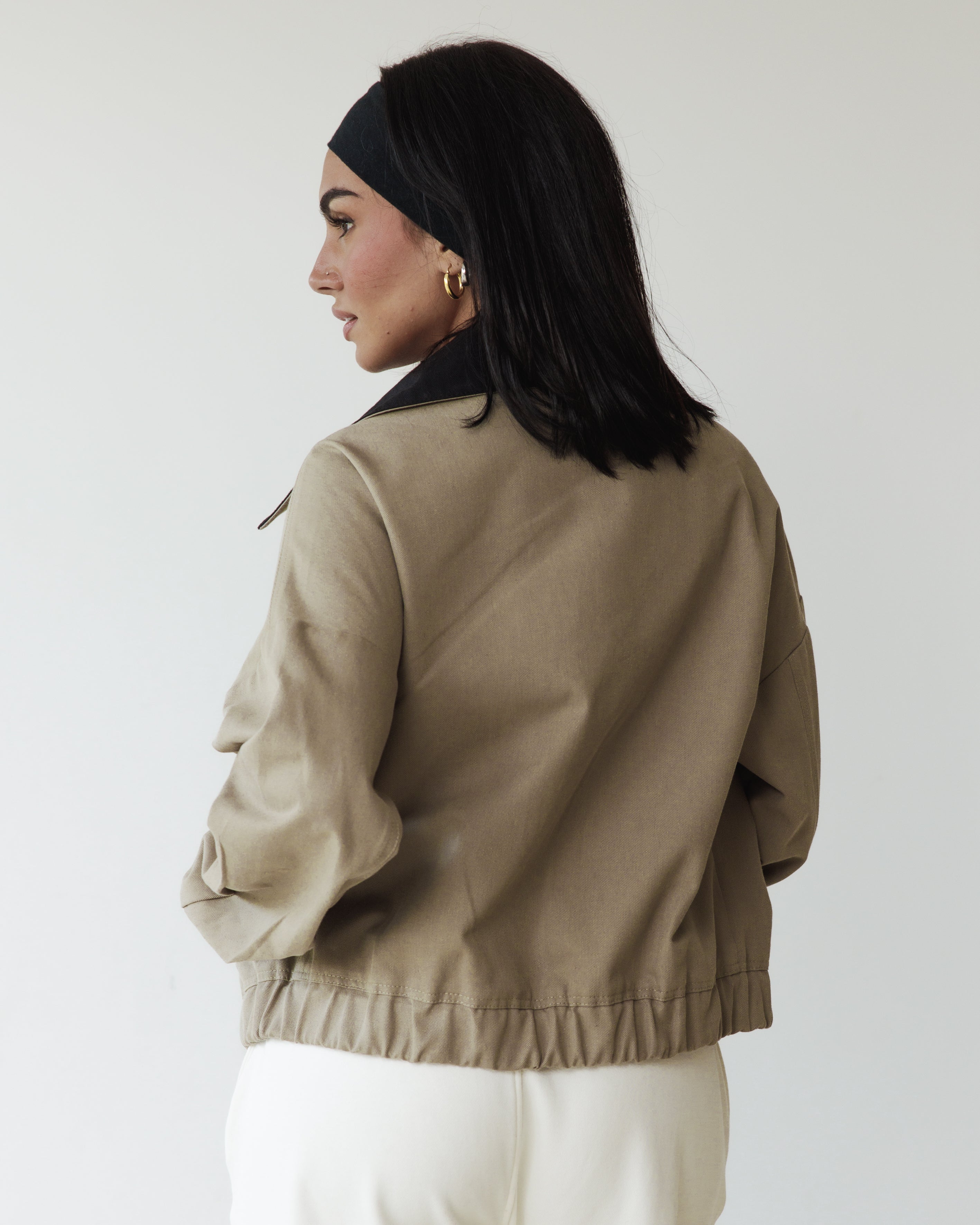 Two-Tone Bomber Jacket