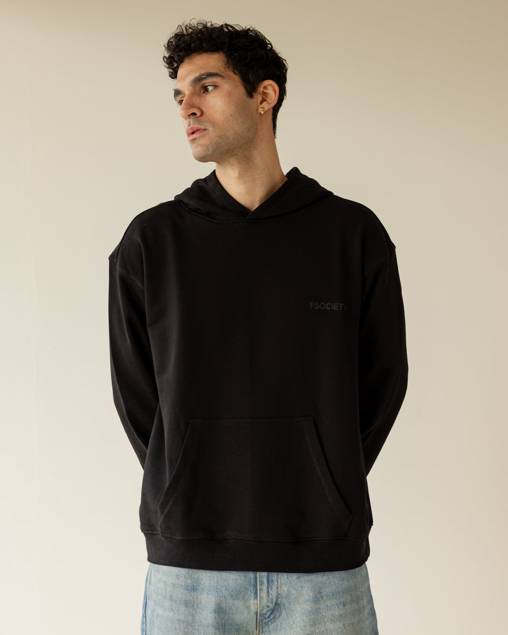 Hefty Black Hoodie