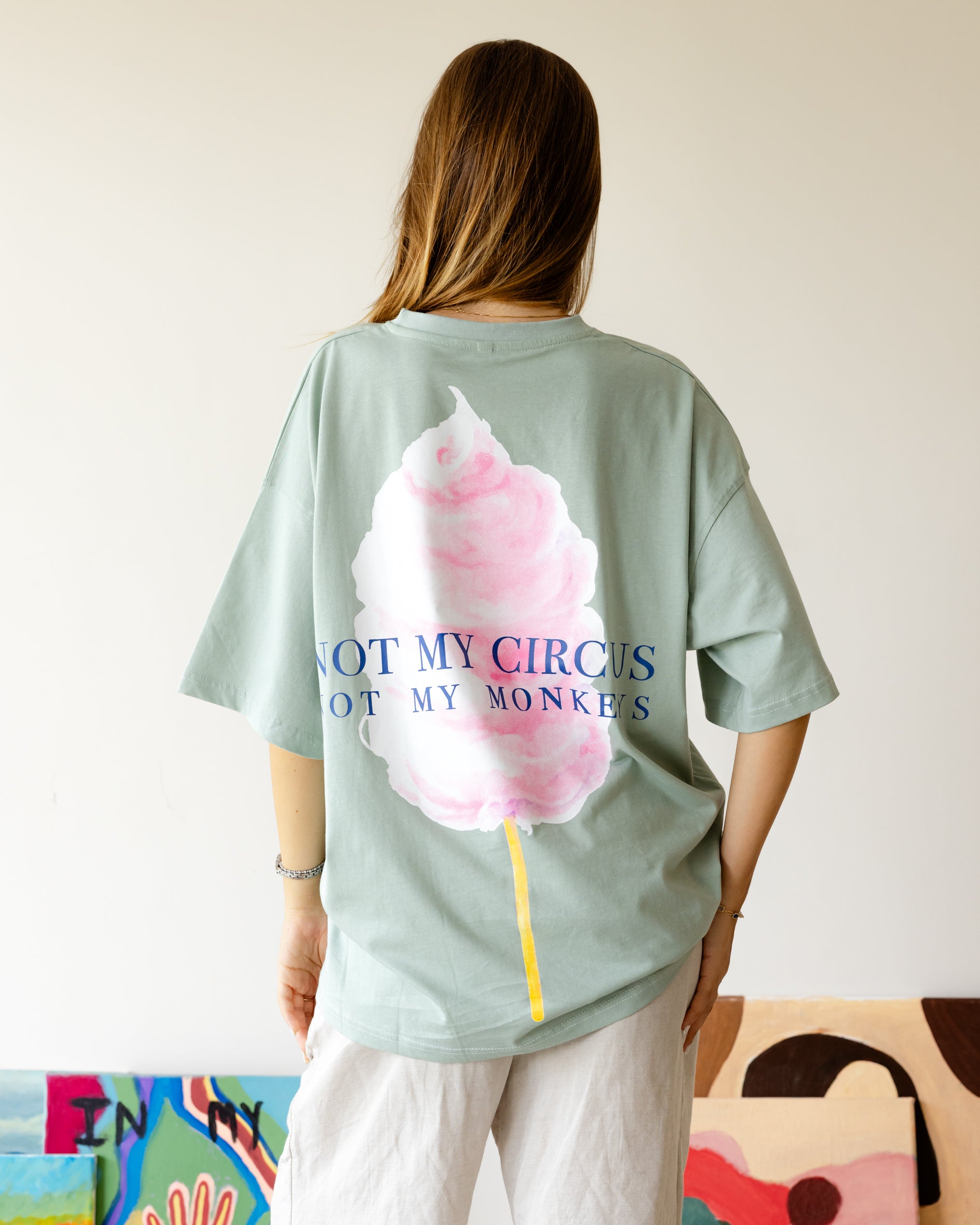 Not my monkeys - Oversized.