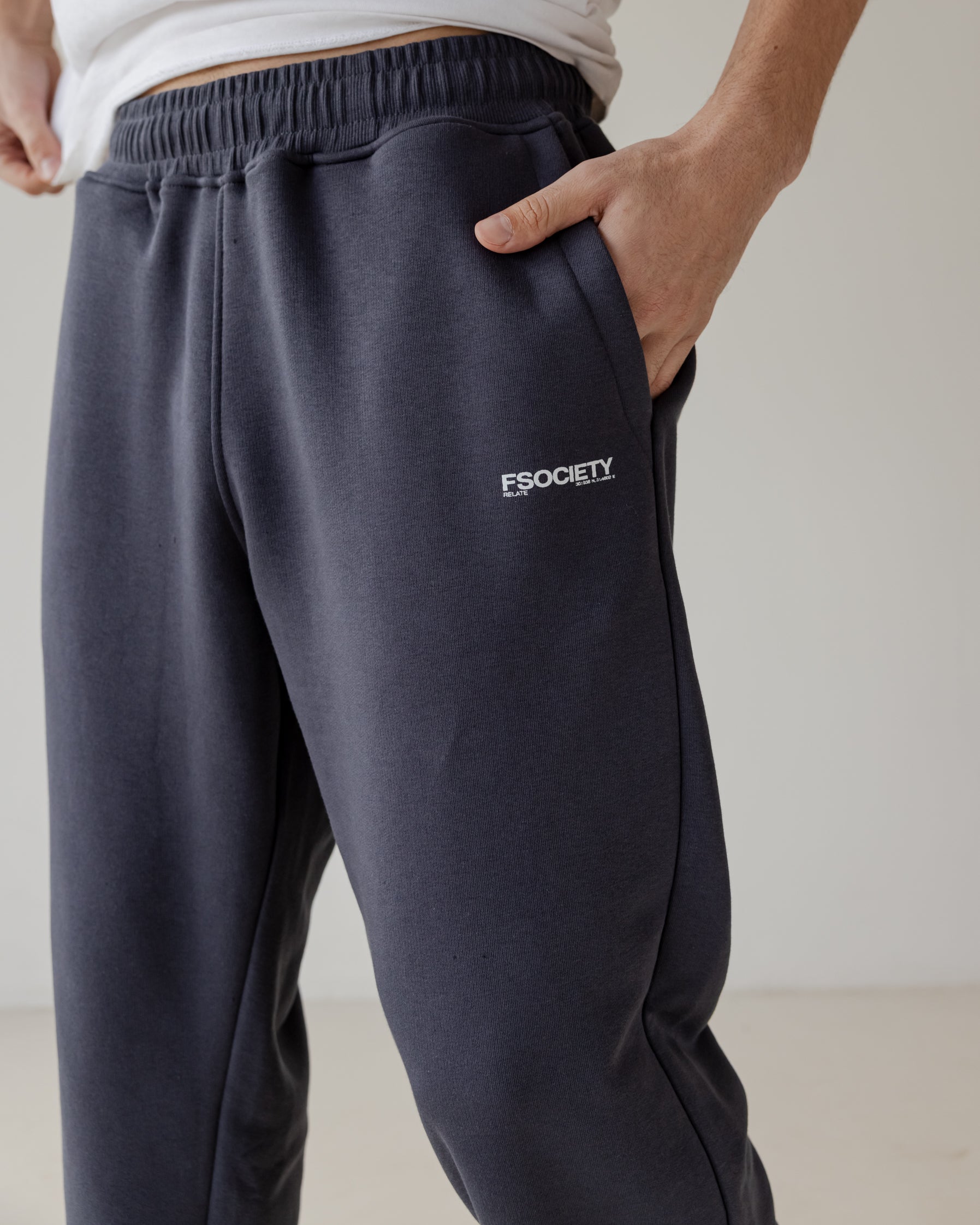 Hefty Grey Male Sweatpants