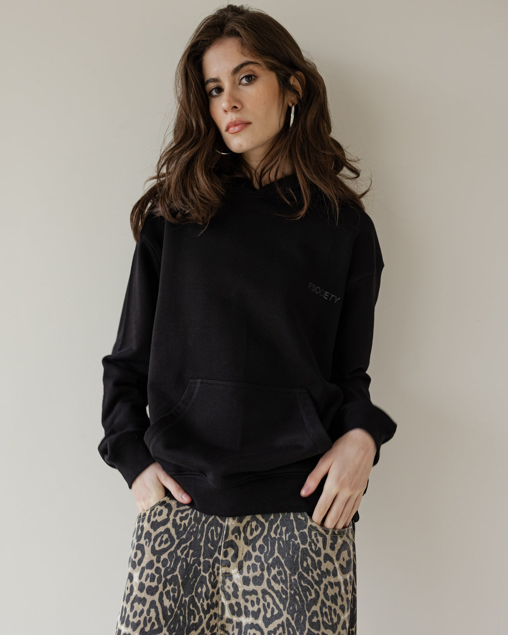 Hefty Black Hoodie