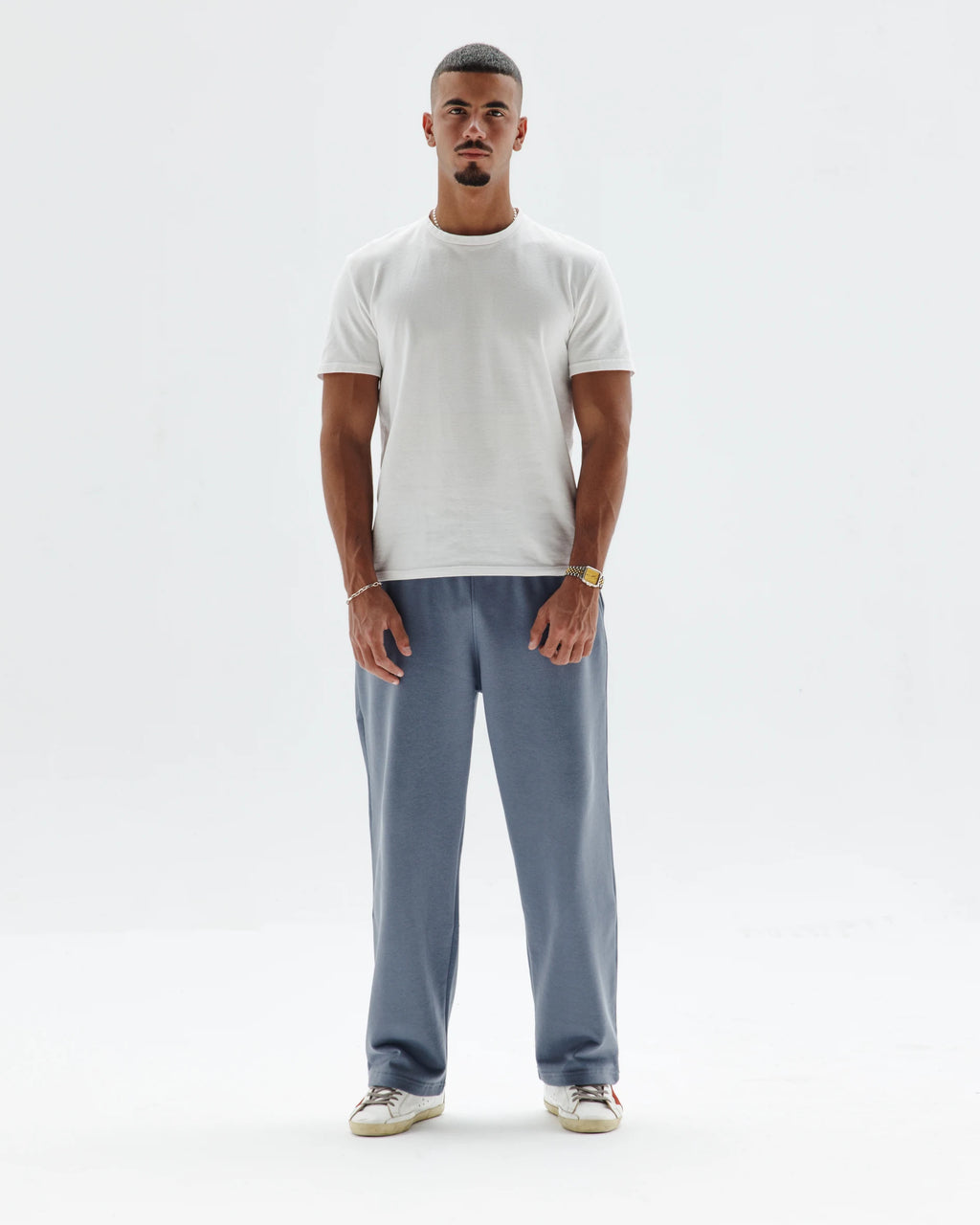 Grey Straight Sweatpants
