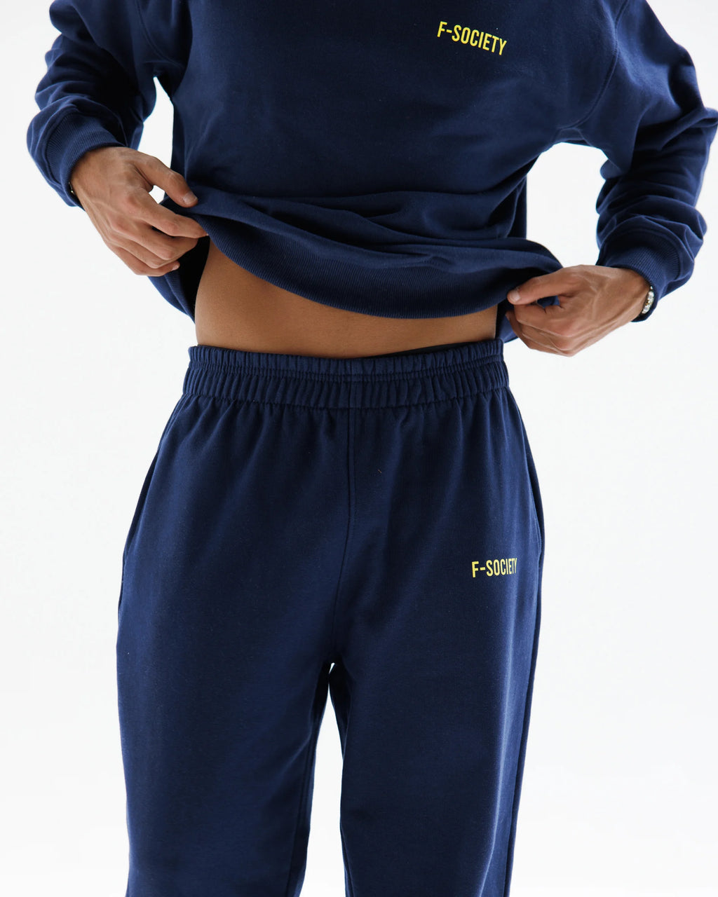 Blue Straight Sweatpants