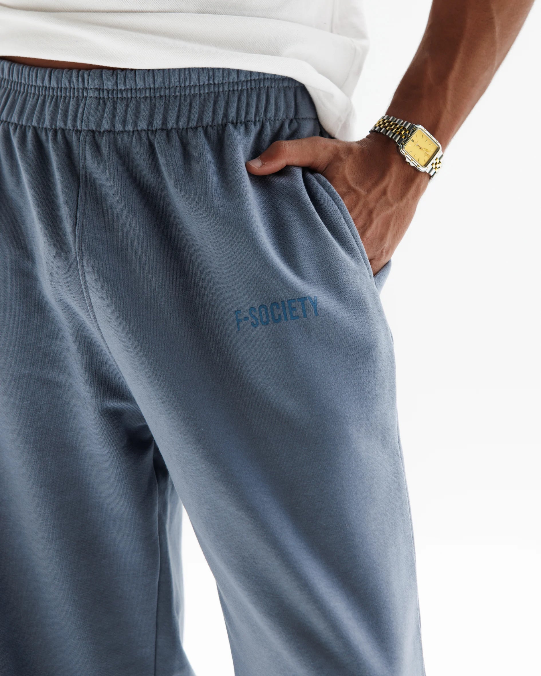 Grey Straight Sweatpants