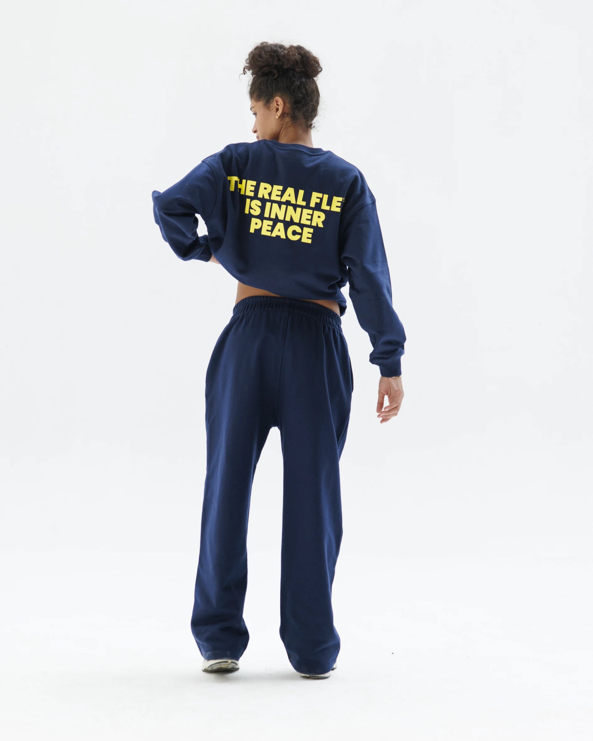 Blue Straight Sweatpants