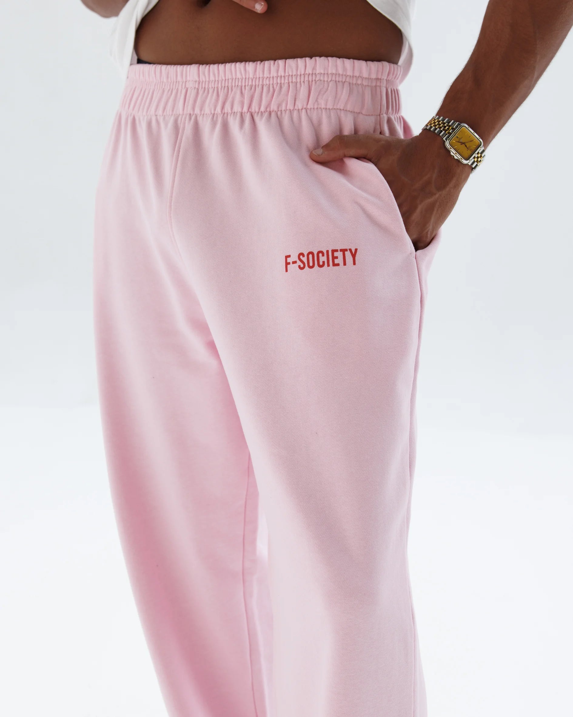 Pink Straight Sweatpants