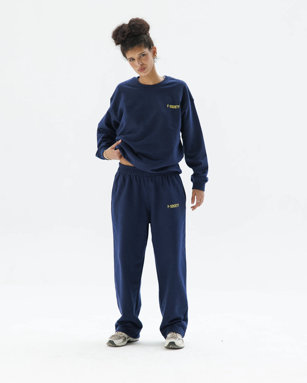 Blue Straight Sweatpants