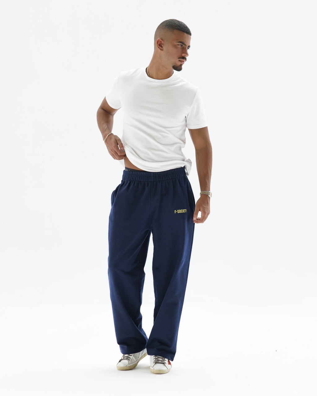 Blue Straight Sweatpants