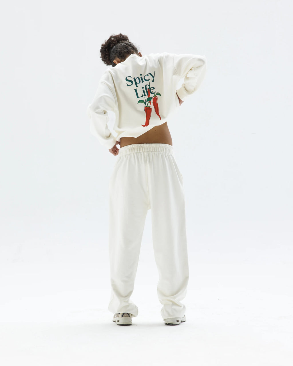 White Straight Sweatpants