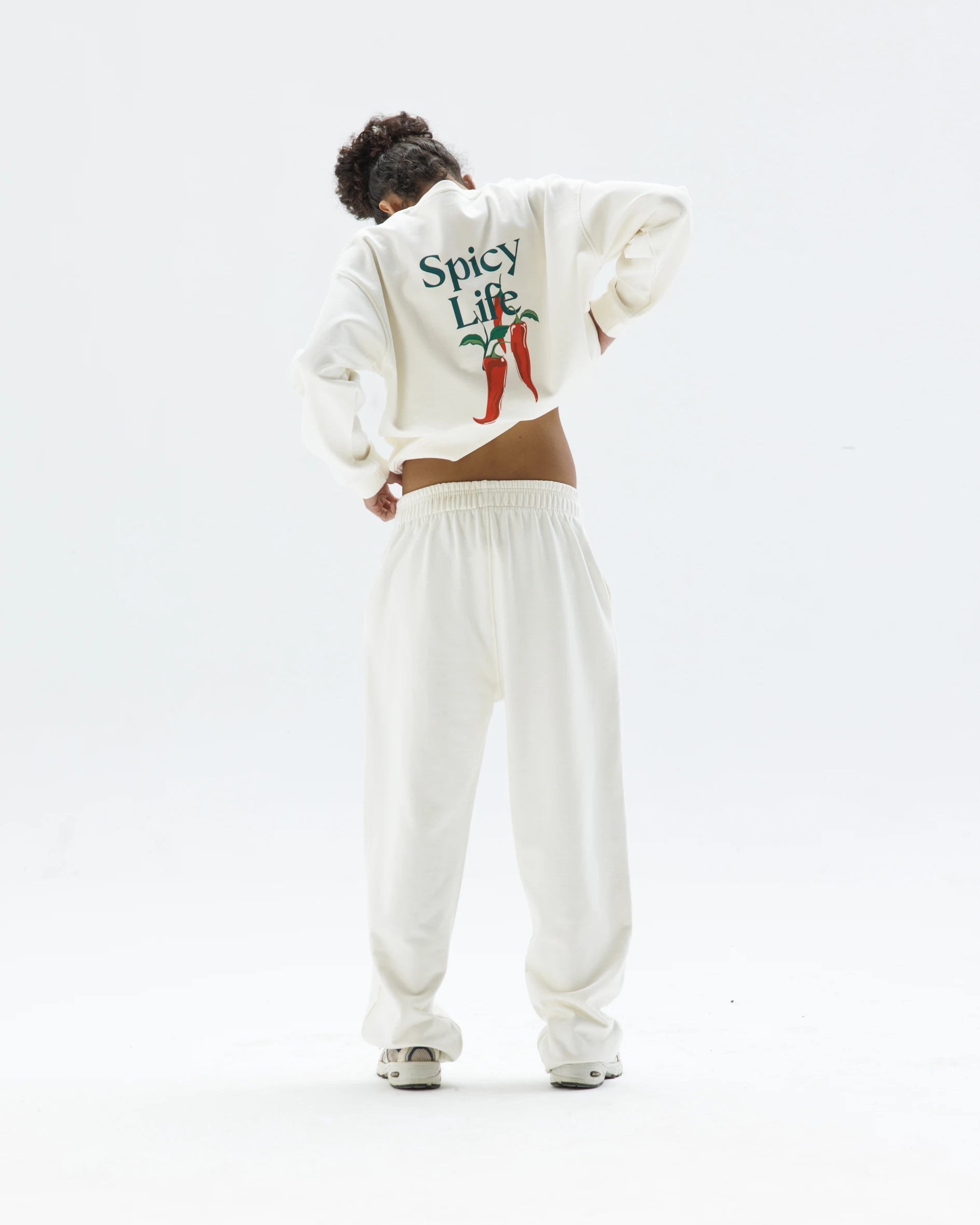 White Straight Sweatpants